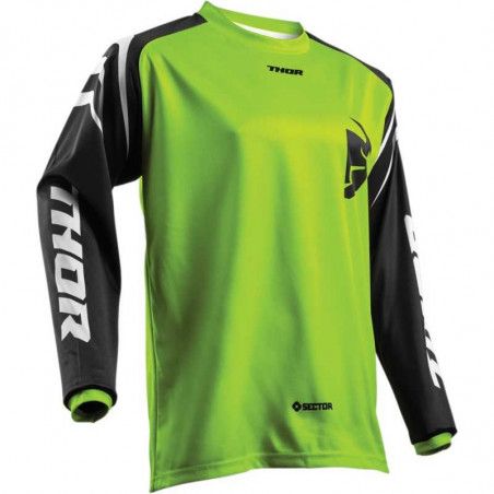 Maillot Cross Thor Sector Lime Yellow