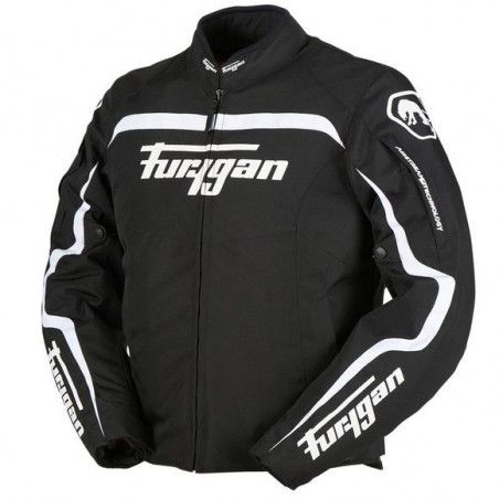 Blouson Furygan Diablo Noir Blanc