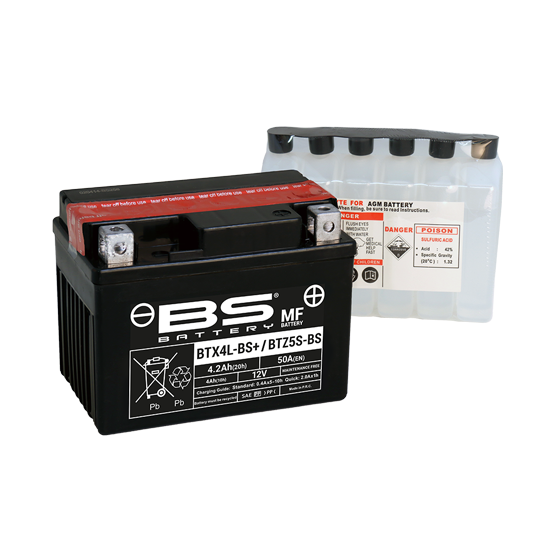 BS Battery BTX4L-BS+