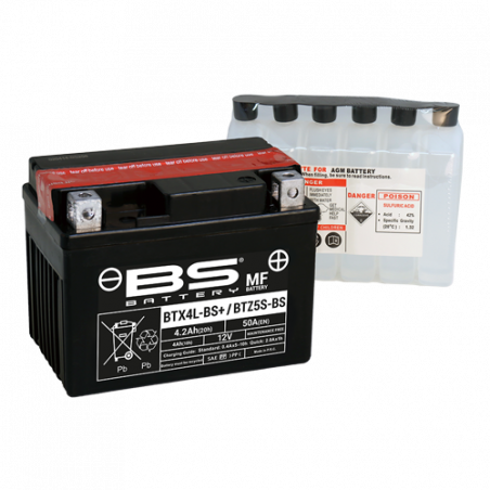 BS Battery BTX4L-BS+