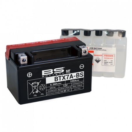 BS Battery BTX7A-BS